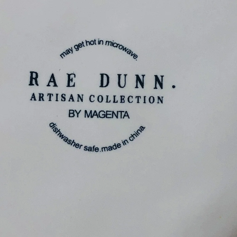 2 Rae Dunn YUM Pasta Bowls 8